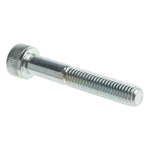 RS PRO Bright Zinc Plated Steel Hex Socket Cap Screw, DIN 912, M8 x 50mm