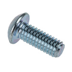 RS PRO Bright Zinc Plated Steel Hex Socket Button Screw, ISO 7380, M4 x 10mm