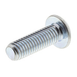 RS PRO Bright Zinc Plated Steel Hex Socket Button Screw, ISO 7380, M5 x 16mm
