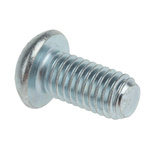 RS PRO Bright Zinc Plated Steel Hex Socket Button Screw, ISO 7380, M8 x 16mm