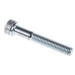 RS PRO Bright Zinc Plated Steel Hex Socket Cap Screw, DIN 912, M6 x 40mm