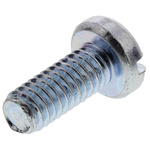 RS PRO, M2.5 Cheese Head, 6mm Steel Slot Bright Zinc Plated