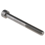 RS PRO Plain Stainless Steel Hex Socket Cap Screw, DIN 912, M8 x 70mm