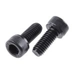 RS PRO Black, Self-Colour Steel Hex Socket Cap Screw, DIN 912, M6 x 14mm