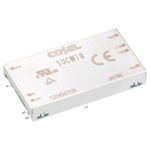 Cosel DC-DC Converter, ±12V dc/ 450mA Output, 4.5 → 9 V dc Input, 10W, Surface Mount, +85°C Max Temp -40°C Min
