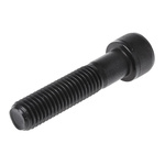 RS PRO M12 x 55mm Hex Socket Cap Screw Black, Self-Colour Steel