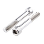 RS PRO M10 x 70mm Hex Socket Cap Screw Plain Stainless Steel