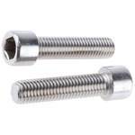 RS PRO M12 x 50mm Hex Socket Cap Screw Plain Stainless Steel