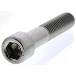 RS PRO M12 x 60mm Hex Socket Cap Screw Plain Stainless Steel