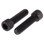 RS PRO Black, Self-Colour Steel Hex Socket Cap Screw, BS 2470, 3/8in x 1 1/2in