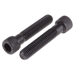 RS PRO Black, Self-Colour Steel Hex Socket Cap Screw, BS 2470, 3/8in x 2in