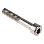 RS PRO M8 x 50mm Hex Socket Cap Screw Plain Stainless Steel