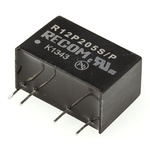 Recom R12P DC-DC Converter, 5V dc/ 400mA Output, 10.8 → 13.2 V dc Input, 2W, Through Hole, +85°C Max Temp -40°C