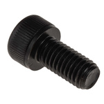 RS PRO Black, Self-Colour Steel Hex Socket Cap Screw, DIN 912, M8 x 16mm