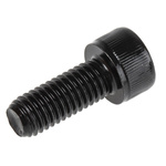 RS PRO Black, Self-Colour Steel Hex Socket Cap Screw, DIN 912, M8 x 20mm