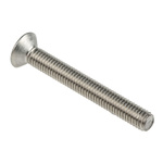 RS PRO Plain Stainless Steel Hex Socket Countersunk Screw, DIN 7991, M5 x 40mm