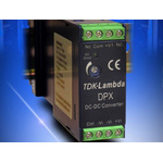 TDK-Lambda DPX DC-DC Converter, 5V dc/ 8A Output, 18 → 75 V dc Input, 40W, DIN Rail Mount, +85°C Max Temp -40°C