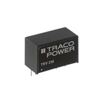 TRACOPOWER TRV 2M DC-DC Converter, 3.3V dc/ 600mA Output, 19.2 → 28.8 V dc Input, 2W, PCB Mount, +80°C Max Temp