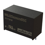 Murata Power Solutions MGJ2B DC-DC Converter, 18V dc/ 80mA Output, 4.5 → 5.5 V dc Input, 2W, Through Hole,