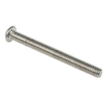 RS PRO Plain Stainless Steel Hex Socket Button Screw, ISO 7380, M6 x 60mm