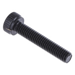 RS PRO M3 x 16mm Hex Socket Cap Screw Black, Self-Colour Steel