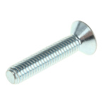 RS PRO Bright Zinc Plated Steel Hex Socket Countersunk Screw, DIN 7991, M6 x 30mm