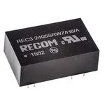 Recom REC3 DC-DC Converter, 5V dc/ 600mA Output, 9 → 36 V dc Input, 3W, Through Hole, +85°C Max Temp -40°C Min