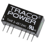TRACOPOWER TMR 3WI DC-DC Converter, 15V dc/ 200mA Output, 18 → 75 V dc Input, 3W, Through Hole, +85°C Max Temp