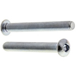 RS PRO Bright Zinc Plated Steel Hex Socket Button Screw, ISO 7380, M6 x 50mm