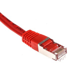 RS PRO Red Cat6 Cable S/FTP PVC Male RJ45/Male RJ45, Terminated, 5m