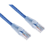 RS PRO Blue PVC Cat5e Cable U/UTP, 10m Male RJ45/Male RJ45