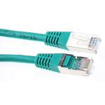 Decelect Forgos Green PVC Cat5 Cable FTP, 2m Male RJ45/Male RJ45