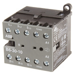 ABB B Series Contactor, 110 V ac Coil, 3-Pole, 9 A, 4 kW, 3NO, 690 V ac
