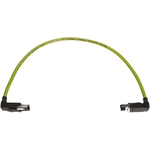 HARTING Green PVC Cat5 Cable U/FTP, 1m Male RJ45/Male RJ45
