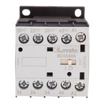 Lovato BG Series Contactor Relay, 24 V ac Coil, 4-Pole, 10 A, 4NO, 690 V ac