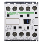 Schneider Electric LP1K Series Contactor, 24 V dc Coil, 3-Pole, 9 A, 3NO, 690 V ac