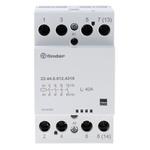 Finder 22 Series Series Contactor, 12 V ac/dc Coil, 4-Pole, 40 A