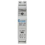 Europa Contactor, 230 V ac Coil, 2-Pole, 25 A, 4 kW, 2NO, 240 V ac