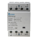Europa Contactor, 230 V ac Coil, 4-Pole, 40 A, 12.5 kW, 4NO, 400 V ac