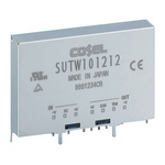 Cosel SUTW DC-DC Converter, ±15V dc/ 350mA Output, 9 → 18 V dc Input, 10.5W, PCB Mount, +85°C Max Temp -40°C Min