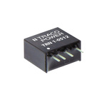 TRACOPOWER TRN 1 DC-DC Converter, 5V dc/ 200mA Output, 36 → 75 V dc Input, 1W, Through Hole, +90°C Max Temp
