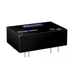 Recom REC5A DC-DC Converter, 5V dc/ 1A Output, 4.5 → 9 V dc Input, 5W, Through Hole, +100°C Max Temp -40°C Min