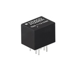 TRACOPOWER TDN 1WI DC-DC Converter, ±15V dc/ ±35mA Output, 18 → 75 V dc Input, 1W, Through Hole, +90°C Max Temp