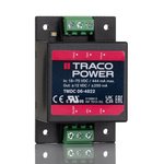 TRACOPOWER TMDC 06 DC-DC Converter, ±12V dc/ ±250mA Output, 18 → 75 V dc Input, 6W, Chassis Mount, +80°C Max