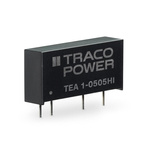 TRACOPOWER TEA 1 DC-DC Converter, 5V dc/ 200mA Output, 4.5 → 5.5 V dc Input, 1W, Through Hole, +85°C Max Temp