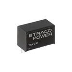 TRACOPOWER TRV 2M DC-DC Converter, 15V dc/ 134mA Output, 12 → 18 V dc Input, 2W, PCB Mount, +80°C Max Temp -40°C