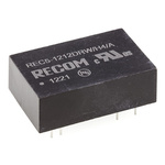 Recom REC5 DC-DC Converter, ±12V dc/ ±210mA Output, 9 → 18 V dc Input, 5W, Through Hole, +75°C Max Temp -25°C