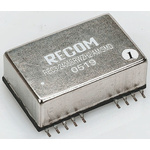 Recom REC3 DC-DC Converter, 5V dc/ 600mA Output, 9 → 36 V dc Input, 3W, Surface Mount, +85°C Max Temp -40°C Min