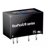 Recom RxxPxx/R DC-DC Converter, 12V dc/ 84mA Output, 10.8 → 13.2 V dc Input, 1W, Through Hole, +85°C Max Temp