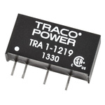 TRACOPOWER TRA 1 DC-DC Converter, 9V dc/ 110mA Output, 10.8 → 13.2 V dc Input, 1W, Through Hole, +85°C Max Temp